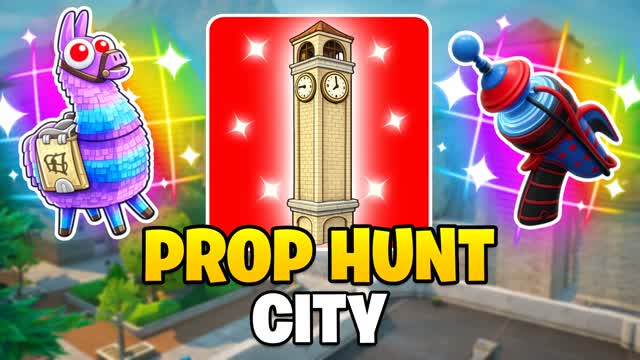 CITY PROP HUNT 🏙️ [TILTED] — Fortnite Creative map