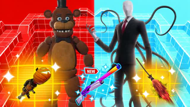 RED VS BLUE 🔴🔵HALLOWEEN GOTY — Fortnite Creative map