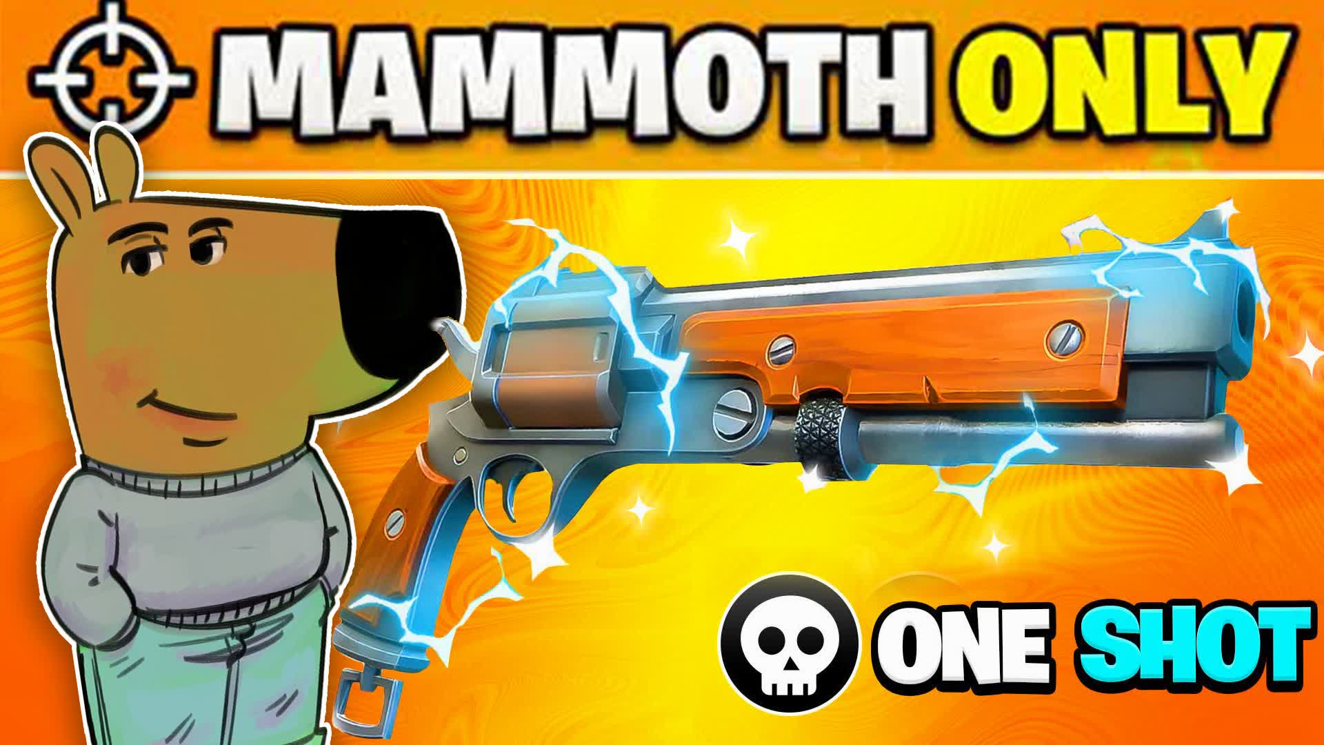 CHILL GUY MAMMOTH ONLY 🎯 ONE SHOT HERO — Fortnite Creative map