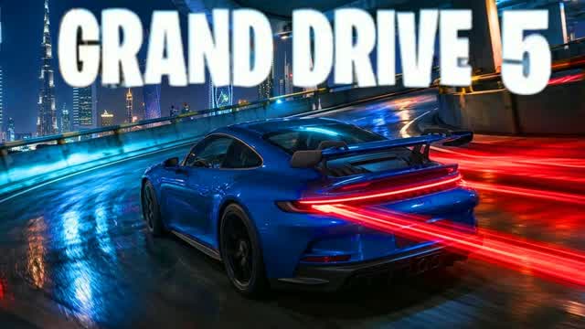 GRAND DRIVING ! FREE CITY 🏜️ — Fortnite Creative map
