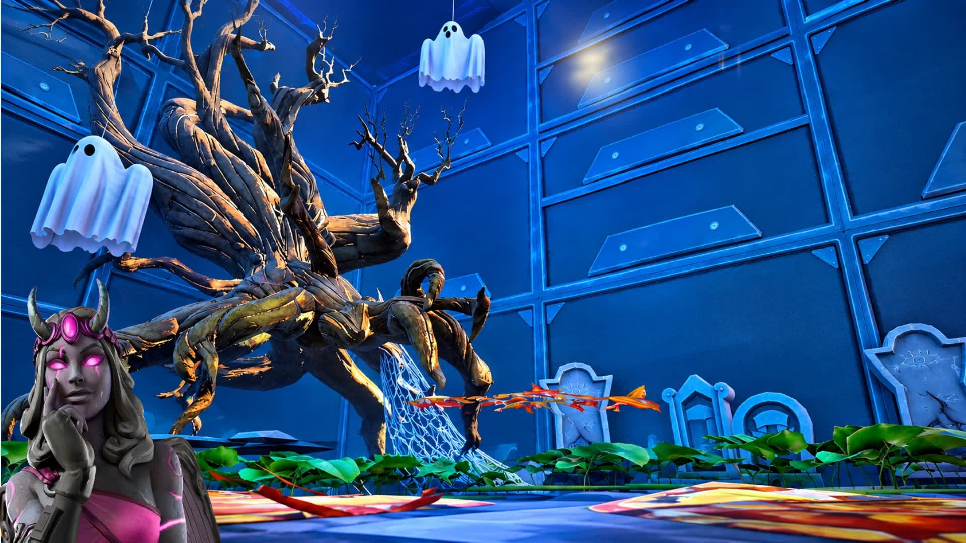 Halloween Parkour — Fortnite Creative map