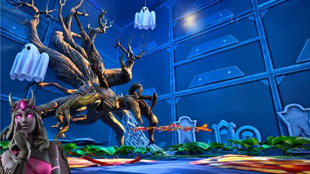 Halloween Parkour — Fortnite Creative map cover art