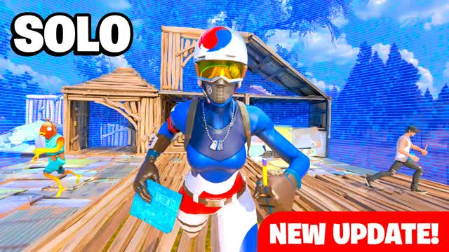 SOLO FINALS ZONE WARS [ENDGAME] — Fortnite Creative map cover art