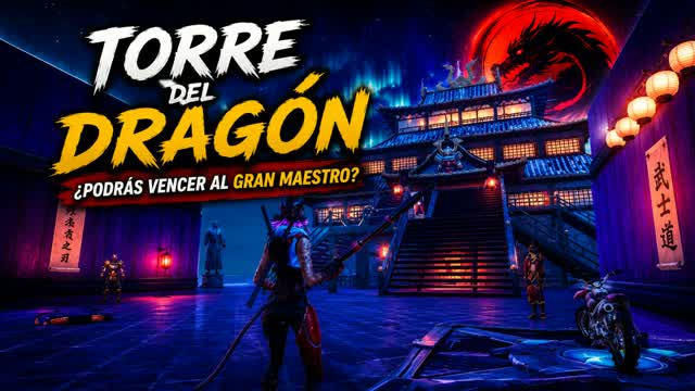 🏯 TORRE DEL DRAGÓN — Fortnite Creative map cover art