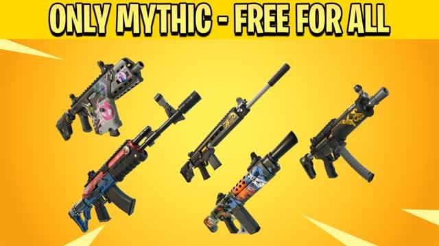 ONLY MYTHIC -  FREE FOR ALL — Fortnite Creative map