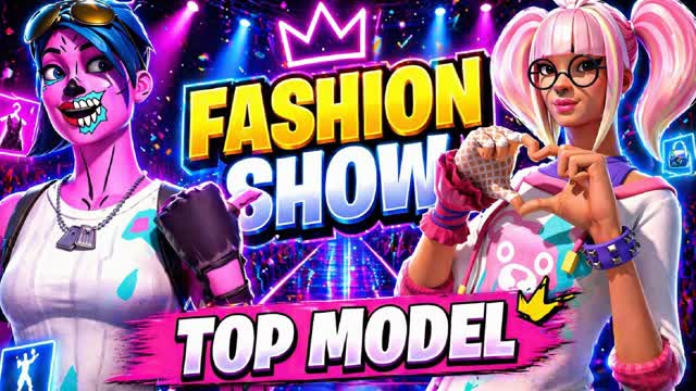 FASHION SHOW - TOP MODEL by DZIEDZIC — Fortnite Creative map
