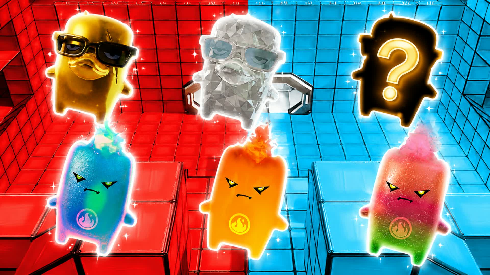 CAGLIOSTRO RED VS BLUE 🔴🔵 — Fortnite Creative map