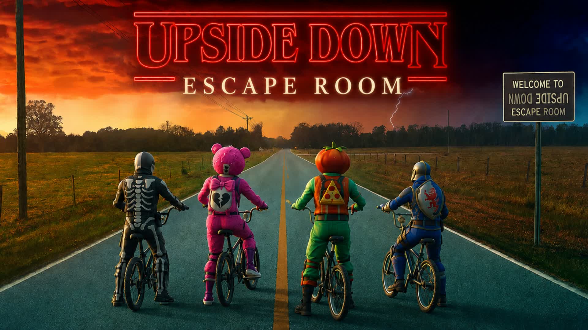 UPSIDE DOWN [ESCAPE ROOM] — Fortnite Creative map