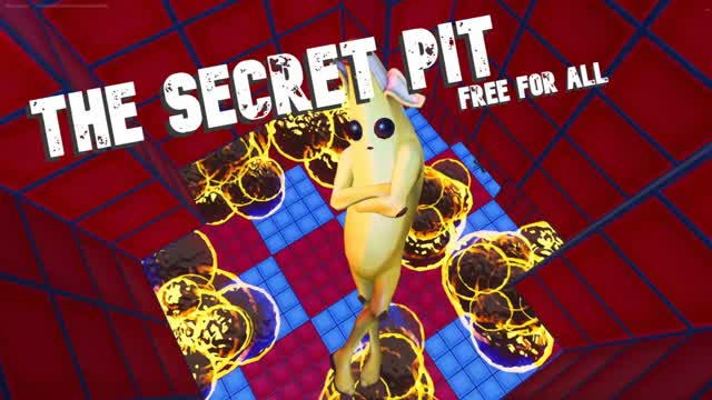 The secret pit (free for all) — Fortnite Creative map cover art