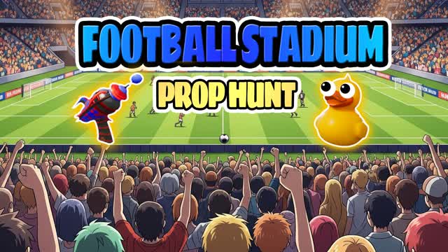 FOOTBALL STADIUM PROP HUNT ⚽ CACHE CACHE — Fortnite Creative map cover art