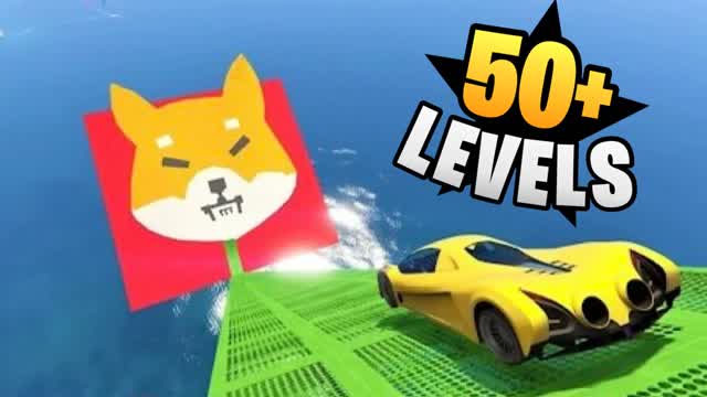 Challenge Car Parkour Obby — Fortnite Creative map