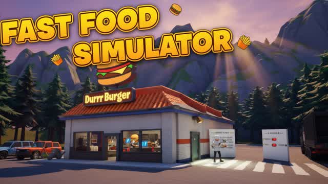 🍔 FAST FOOD SIMULATOR 🍟 — Fortnite Creative map cover art