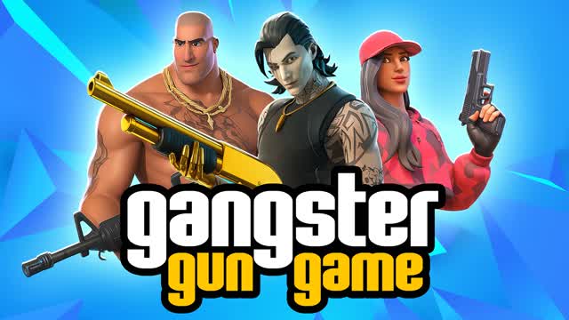 Gangster Gun Game — Fortnite Creative map cover art