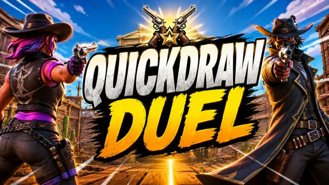 QuickDraw Duel — Fortnite Creative map cover art
