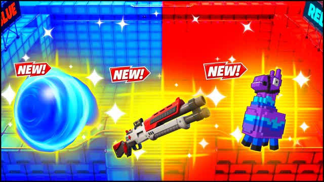 RED VS BLUE THINK TANK 🔴🔵 — Fortnite Creative map cover art