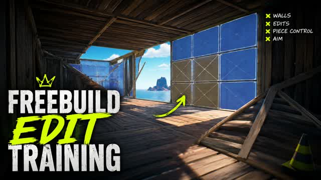 [TURTLE] CREATIVE WARM-UP FreeBuild — Fortnite Creative map