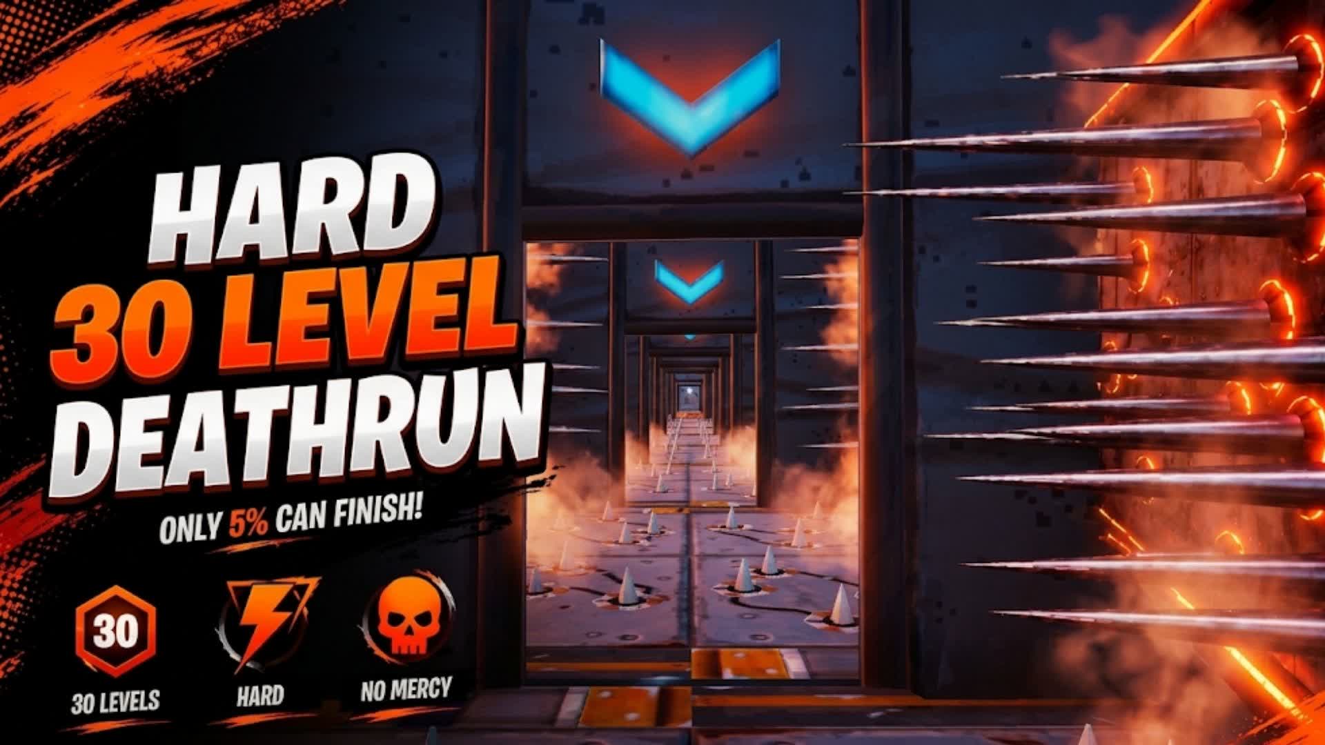 30 LEVELS HARD DEATHRUN — Fortnite Creative map