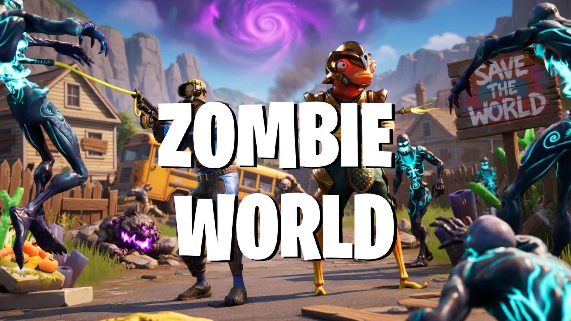 ZOMBIE  WORLD — Fortnite Creative map