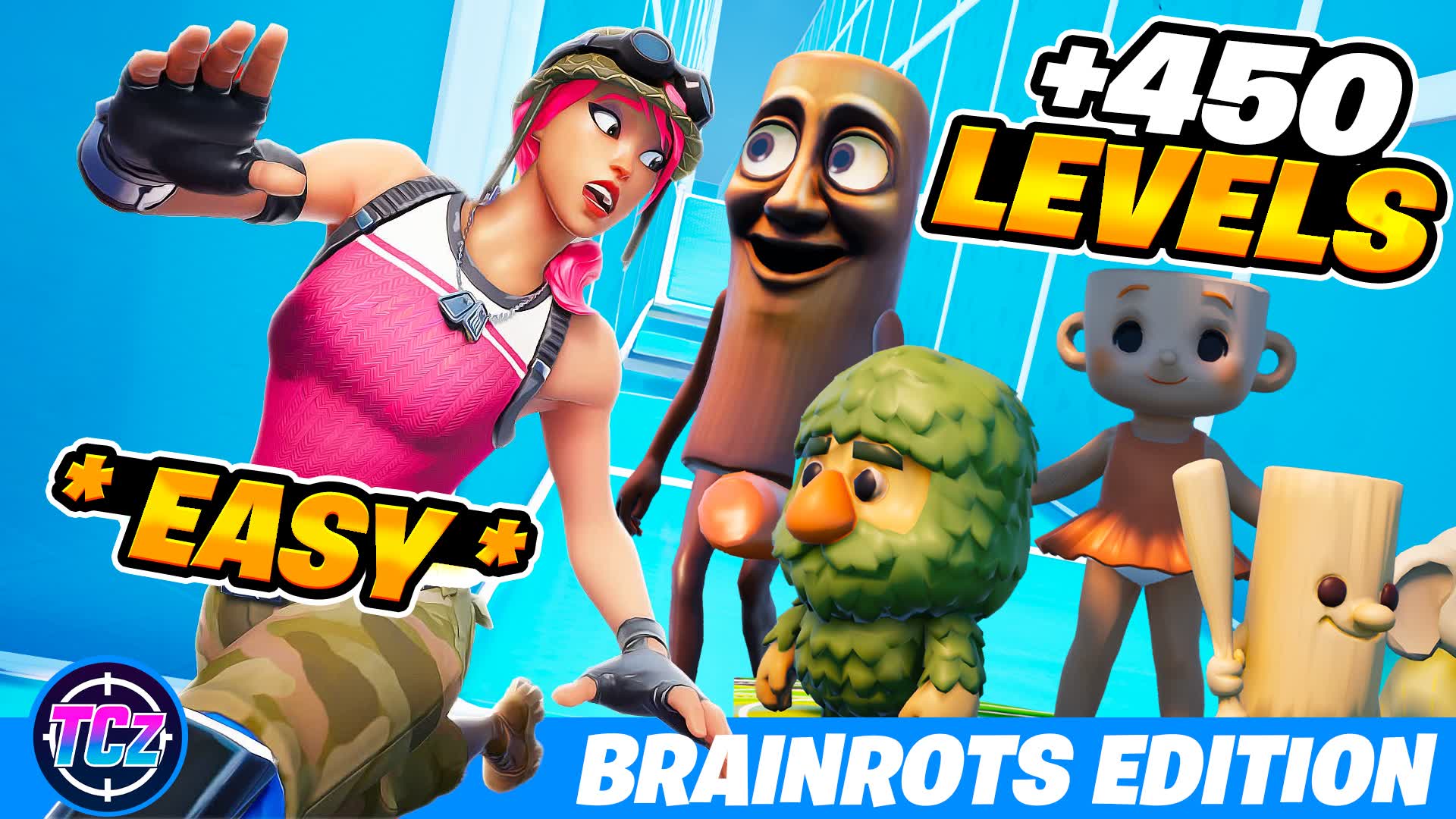 TomasCz ITALIAN BRAINROT DEATHRUN 450+ — Fortnite Creative map