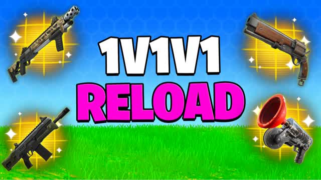 CLASIC 1V1V1 RELOAD FREE FOR ALL 💫 — Fortnite Creative map cover art