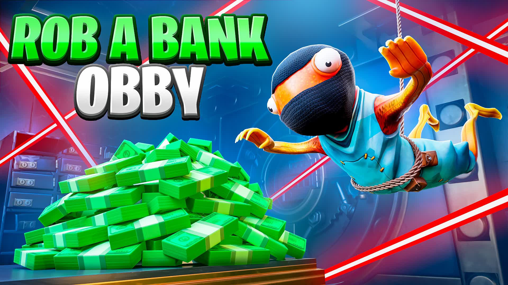 Rob a Bank Obby — Fortnite Creative map