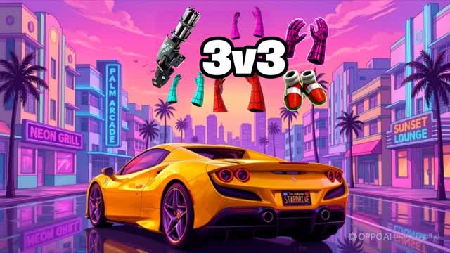 ULTRA PRO DRIVING 3V3 🌴 — Fortnite Creative map
