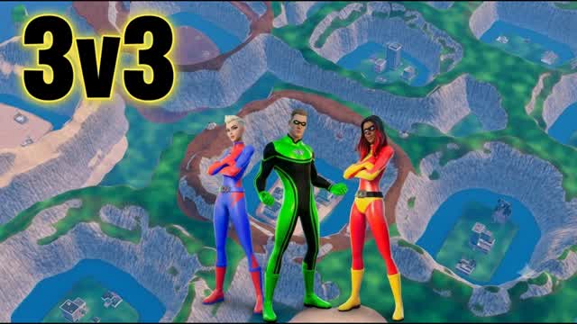 Super Scrum -3v3 — Fortnite Creative map