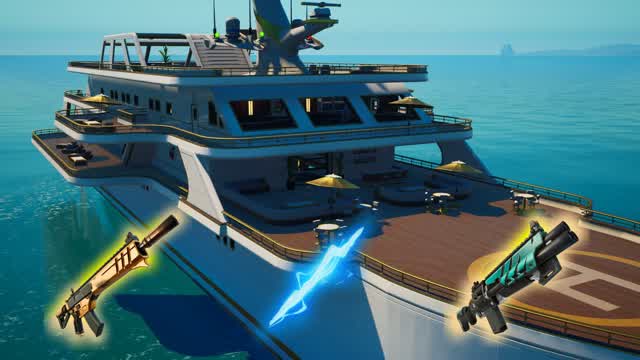 YACHT ONE SHOT GUN GAME — Fortnite Creative map cover art