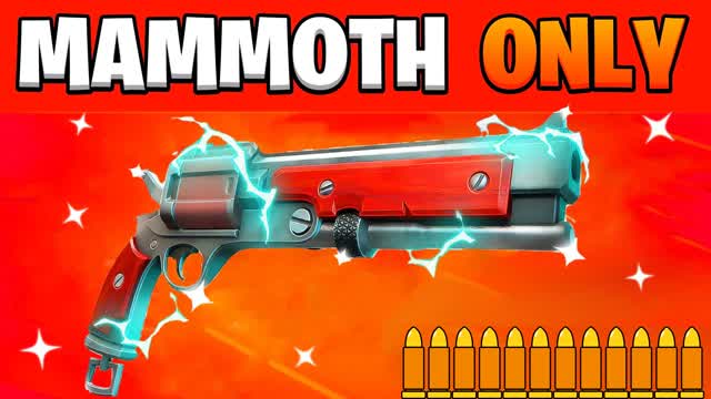 MAMMOTH ONE SHOT - TILTED WARS 💥 — Fortnite Creative map cover art