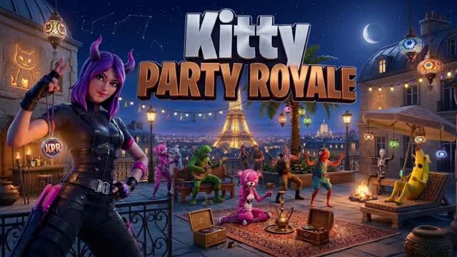 PARTY ROYALE Kitty — Fortnite Creative map cover art