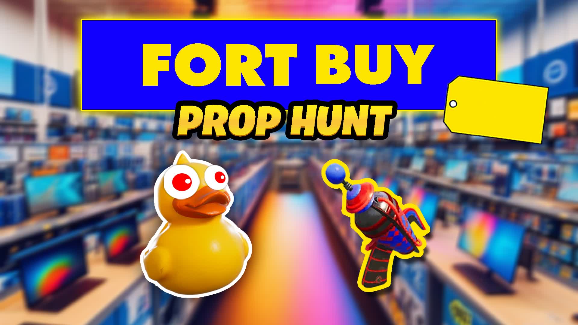 FORTBUY PROP HUNT 💻 — Fortnite Creative map
