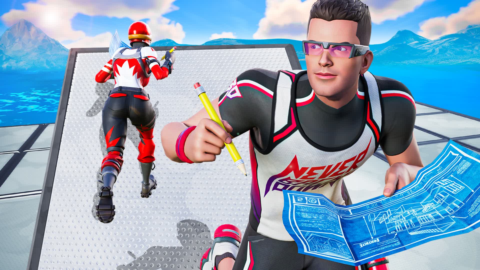 NickEh30 1v1 — Fortnite Creative map