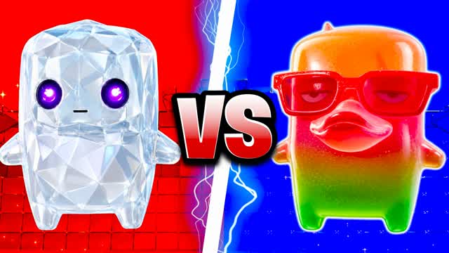 RED VS BLUE CHERRY BLOSSOM 🔴🔵 — Fortnite Creative map cover art