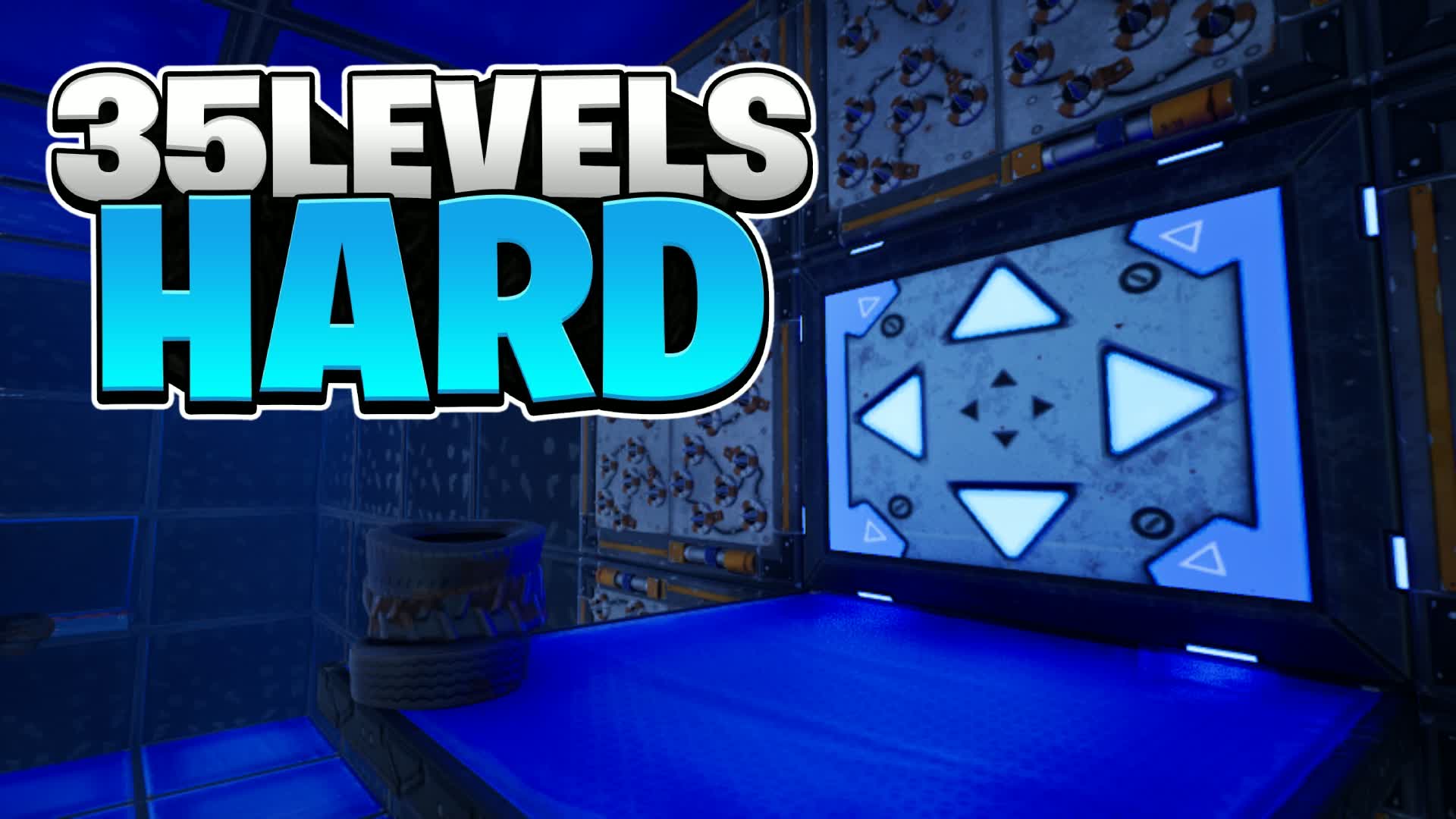 HARD PARKOUR 35 LEVELS باركور صعب — Fortnite Creative map