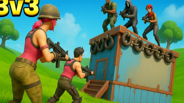 3v3 Zero Build🎯 — Fortnite Creative map cover art