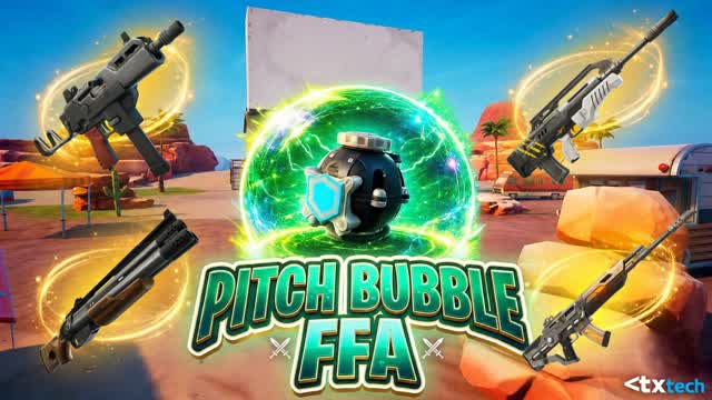Pitch Bubble FFA — Fortnite Creative map cover art