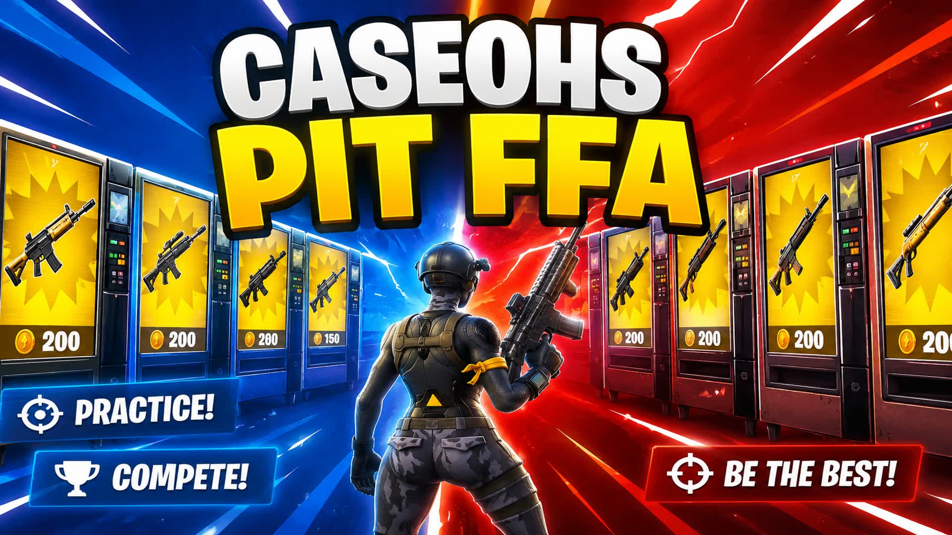 Caseoh's pit FFA — Fortnite Creative map
