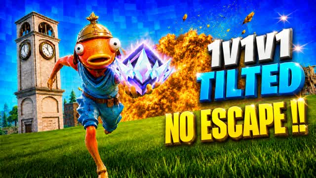 1V1V1 TILTED - NO ESCAPE !! — Fortnite Creative map