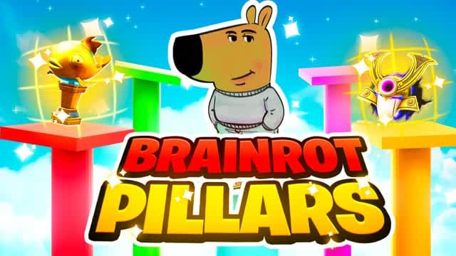 Brainrot Pillars — Fortnite Creative map cover art