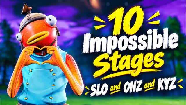 (0880) +10 Impossible stages — Fortnite Creative map