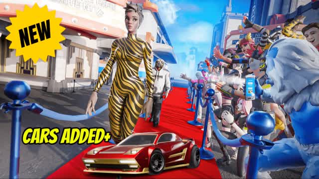 100 Fashion Show 🎭Minigames — Fortnite Creative map cover art