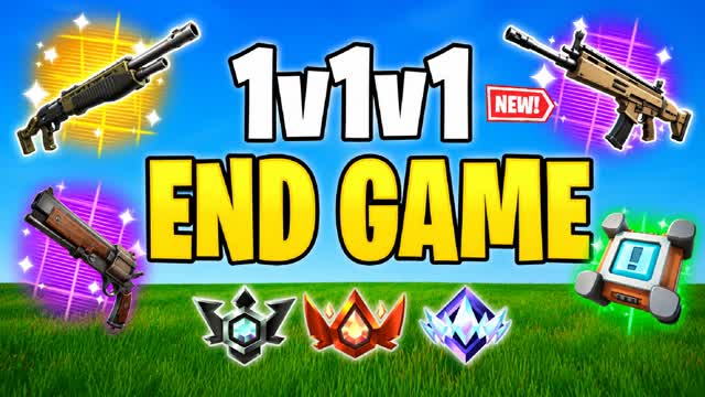 1V1V1 END GAME — Fortnite Creative map cover art