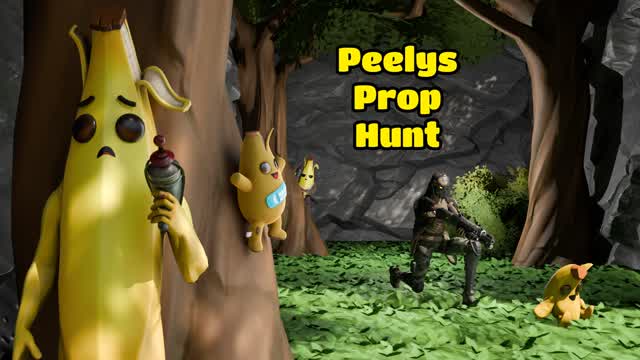 Peelys Prop Hunt — Fortnite Creative map cover art