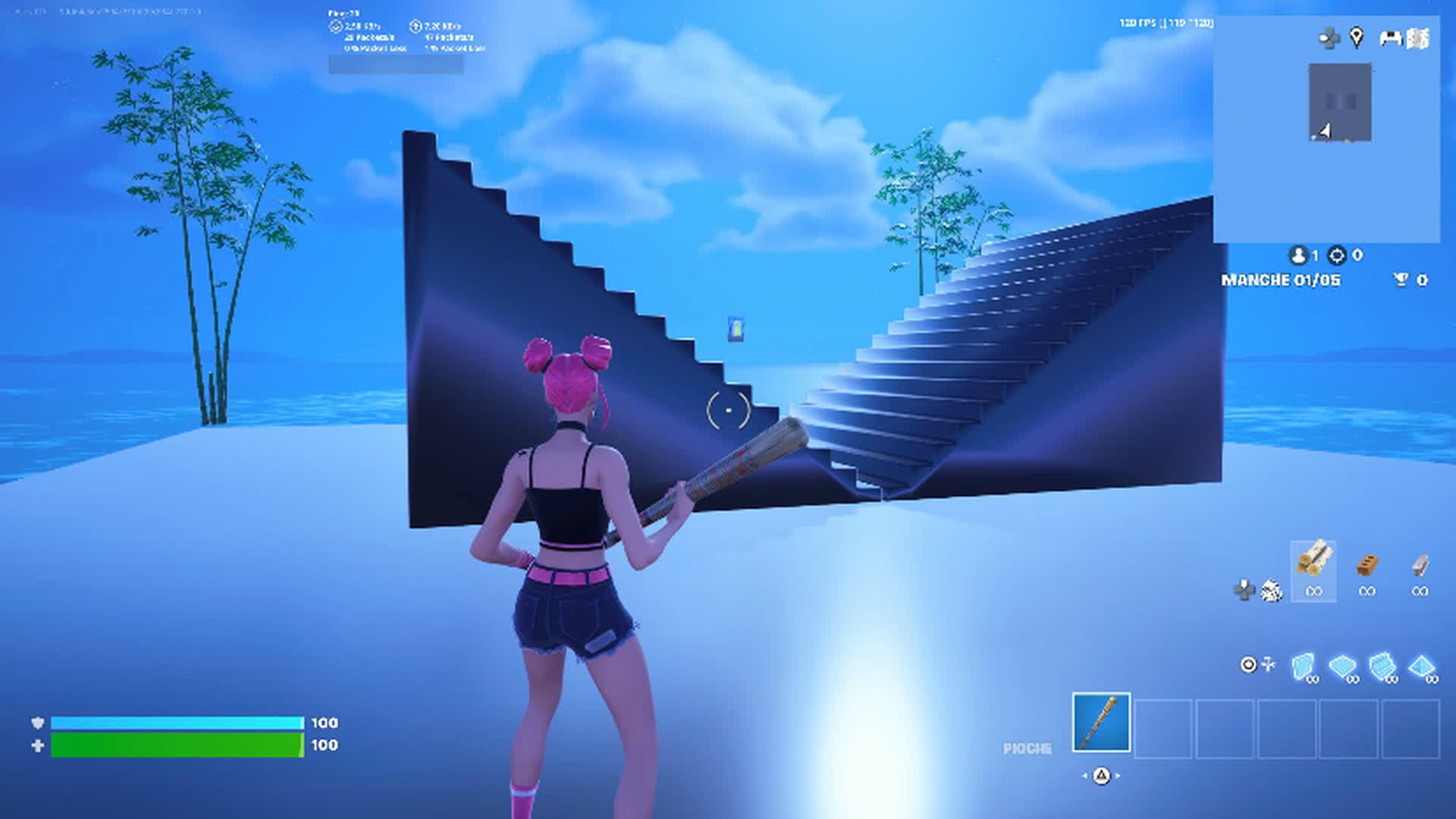 1v1 build-fight fliks — Fortnite Creative map