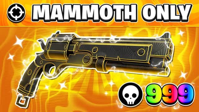 ⭐️MAMMOTH PISTOL🎯 ONE SHOT — Fortnite Creative map cover art