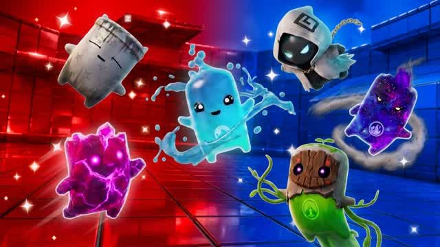 RVB RED VS BLUE SUPER V7 — Fortnite Creative map cover art