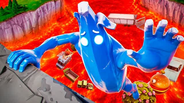 PARKOUR VS LAVA — Fortnite Creative map