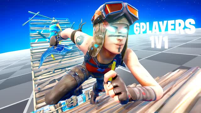 6 PLAYERS  1V1 BUILD FIGHT (200 PUMP) — Fortnite Creative map