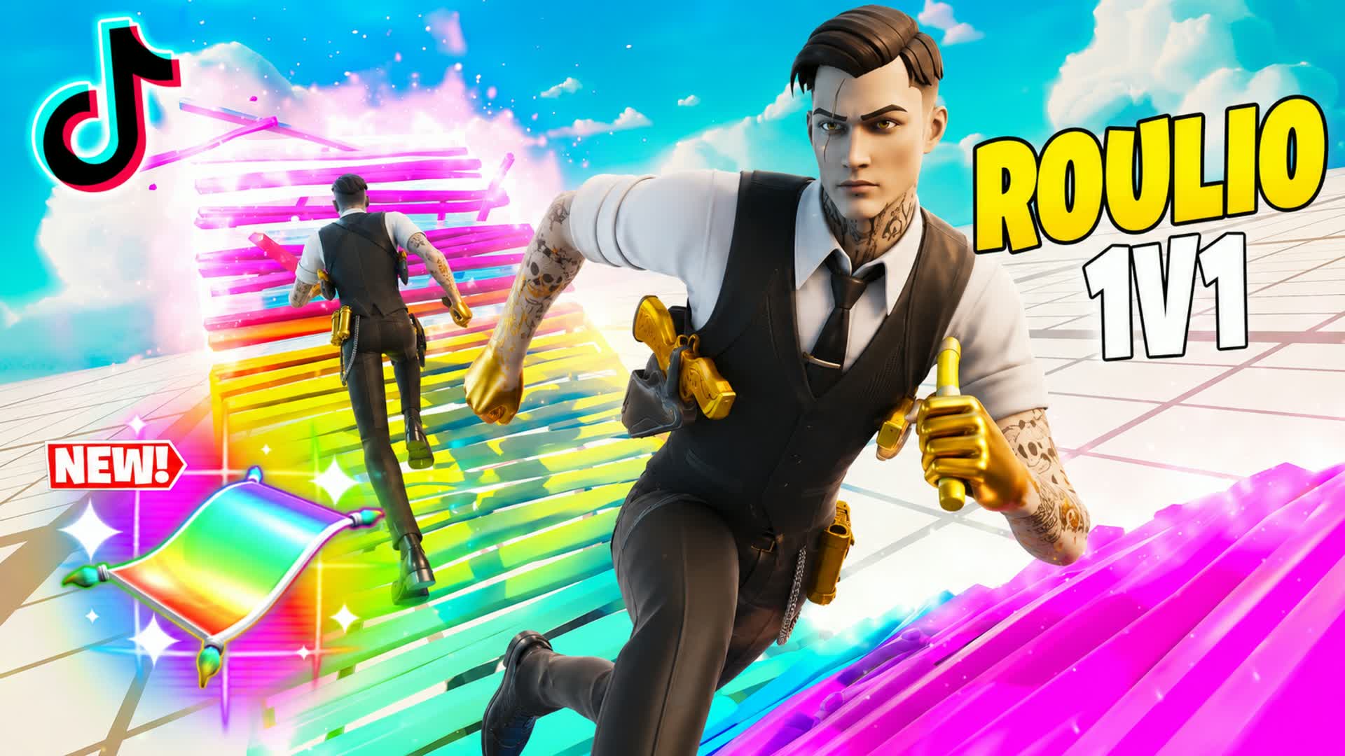 ROULIO 1V1 BUILDFIGHTS (200 PUMPS) — Fortnite Creative map