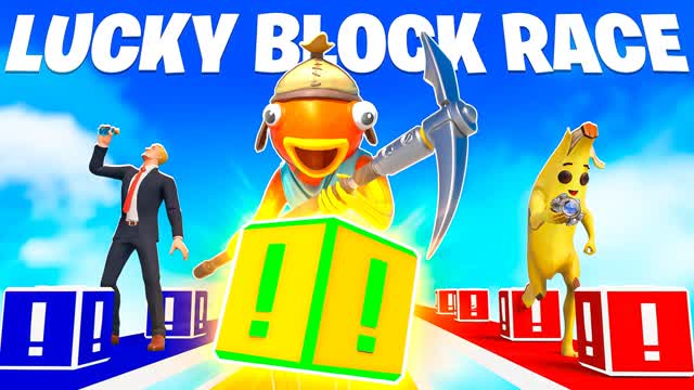 LUCKY BLOCK EXTREME RACE ⭐ — Fortnite Creative map